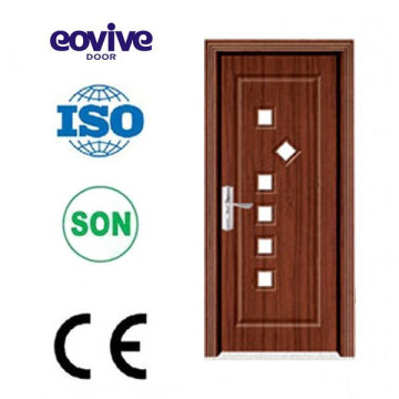 Made in China to inside pvc wood door with polymers material